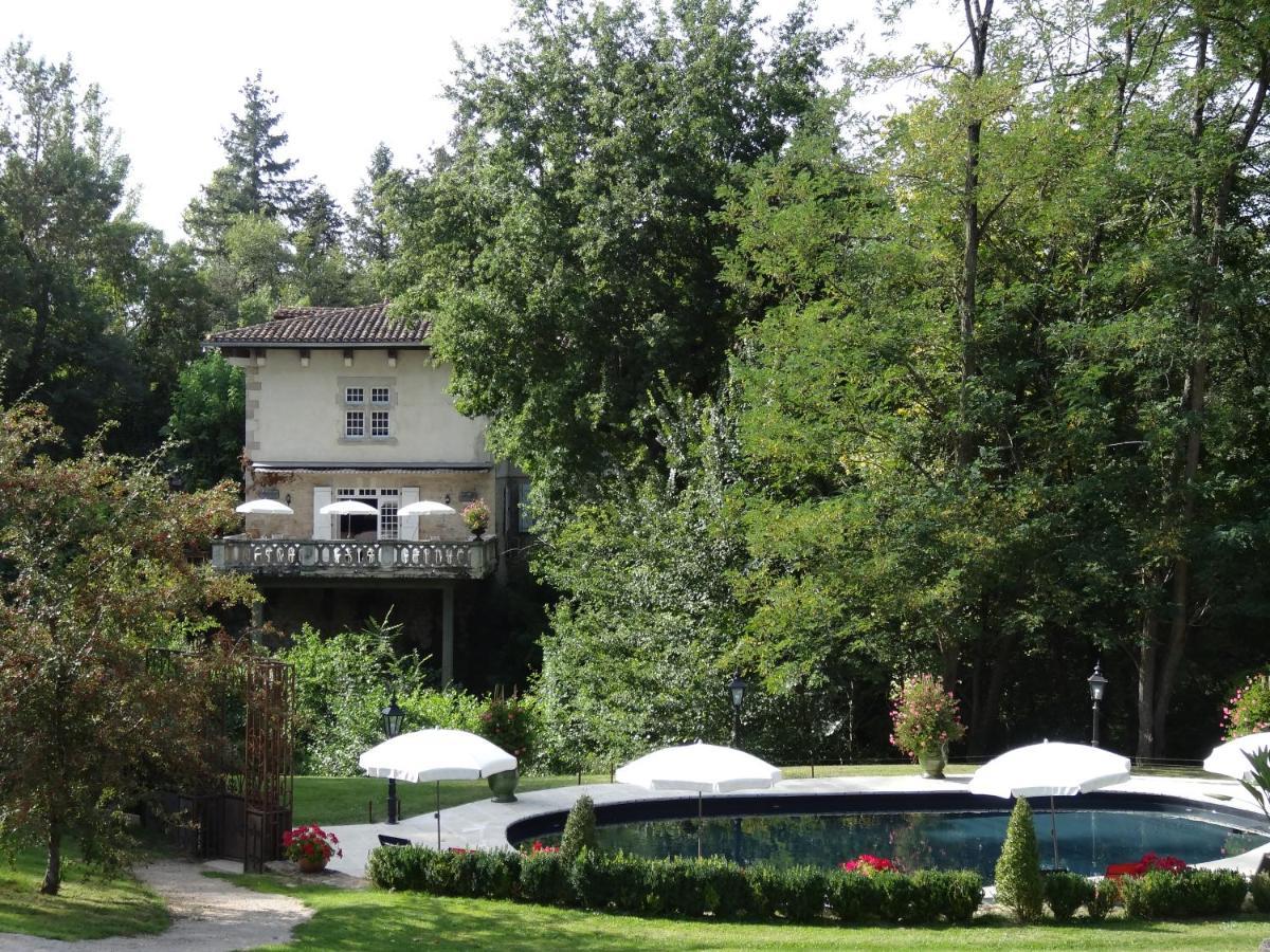 Hostellerie Restaurant Les Gorges De L'Aveyron Bruniquel Bagian luar foto