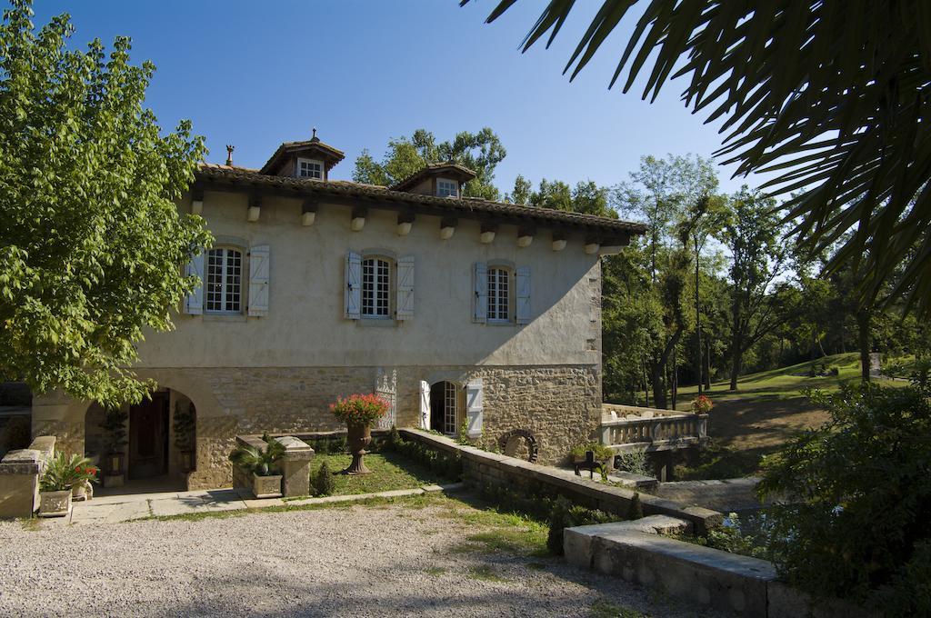 Hostellerie Restaurant Les Gorges De L'Aveyron Bruniquel Bagian luar foto